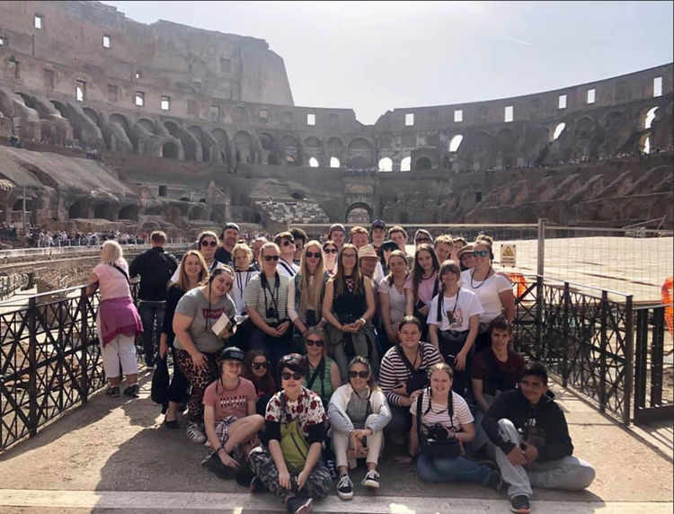 Students and staff in Europe